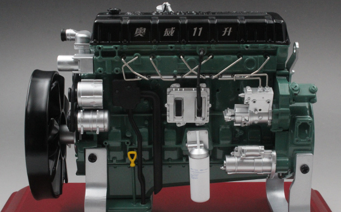 resin engine model kit