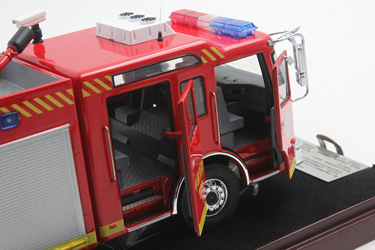 1/50 SANY JY200 Emergency Fire Rescue Major Fire Truck Volvo Diecast Car Toy 