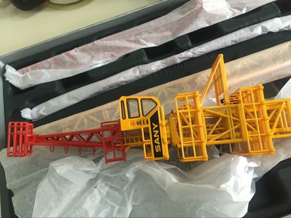 model tower cranes diecast