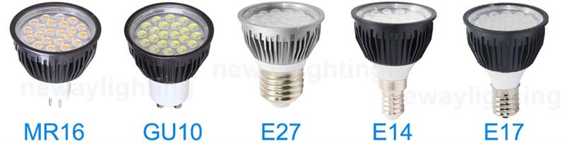  LED Spot GU10 5W Holder Available