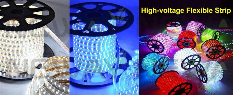 High Voltage LED Flexible Strip Picture and Description
