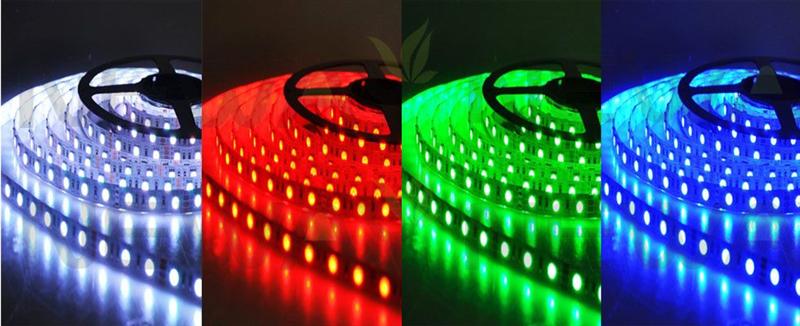 5050 LED RGB Colour Changing Flexible Strip Light Kit Pictures 