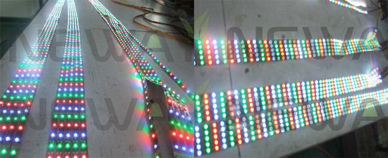 SMD 5050 RGB LED Light Strip Kit Quality Inspection