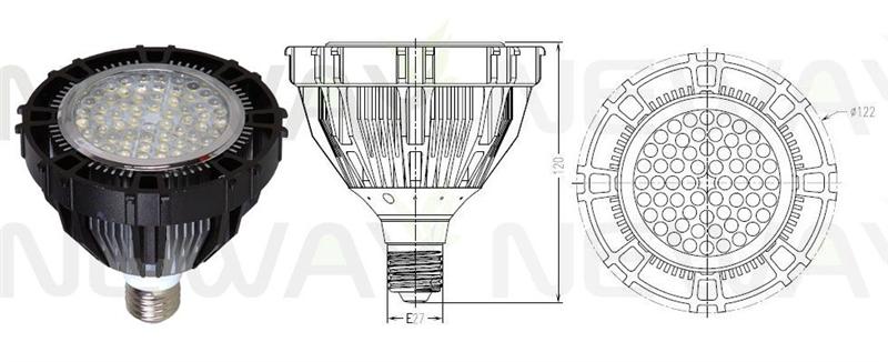 18W E27 PAR38 LED Light Bulb�CSize Photo