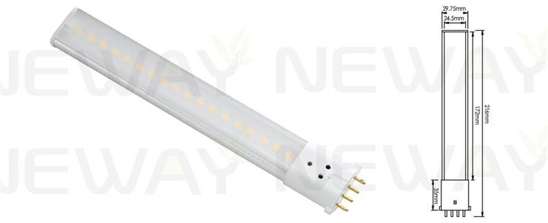We are professional 8W Energy Saving 2G7 Lamp Holder 4pin PL LED Tube Light,8W 2G7 Lamp Holder 4pin PL LED Tube, 8W Energy Saving  4pin PL LED Tube Light, 8W 2G7 Pl LED Tube Light manufacturer and supplier in China. We can produce according to your requirements. For more information of 8W Energy Saving 2G7 Lamp Holder 4pin PL LED Tube Light, please Contact us directly. Applications:Bar lighting, hotel decoration, home lighting, lamps lighting, engineering lighting, parking lots, restaurants, cafes, clubs, windows, showrooms, art hall, museums and other indoor energy-efficient lighting Places.