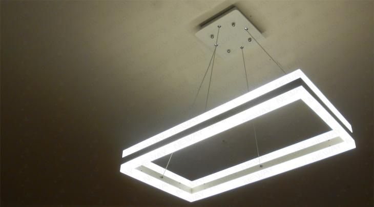 rectangle pendant light