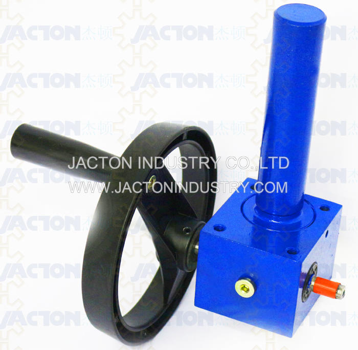 10 kN hand crank worm gear lifter 3 inch length manual lifting jack