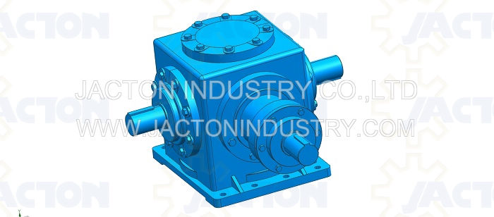 Heavy Duty Jt85 Right Angle Bevel Gearbox with 3 Keyed Shafts 1: 1 Ratio -  China Bevel Gearbox, Right Angle Bevel Gearbox