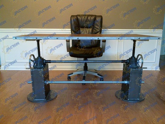 hand crank desk lift screw mechanism,crank handle table lift screw mechanism,crank wheel