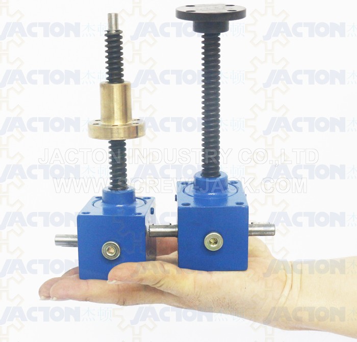 tiny screw jack,small aluminum right angle jackscrew,micro linear