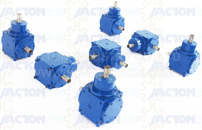 JTP170 Bevel Gearbox 4 Way Right Angle Gear Drives - four way