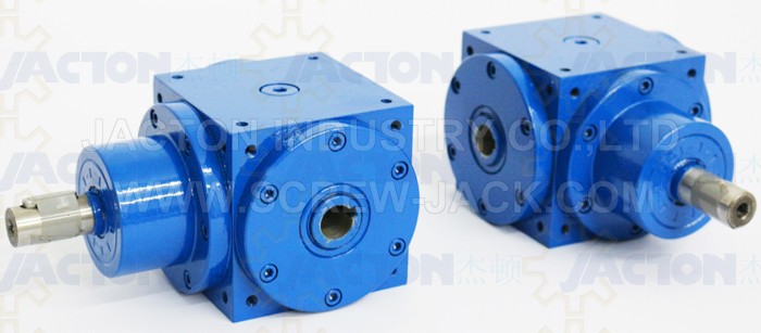 40 HP Right Angle Bevel Gearbox with 2 Keyed Shafts | Sealed Cast Iron  Housing | Fast Shipping