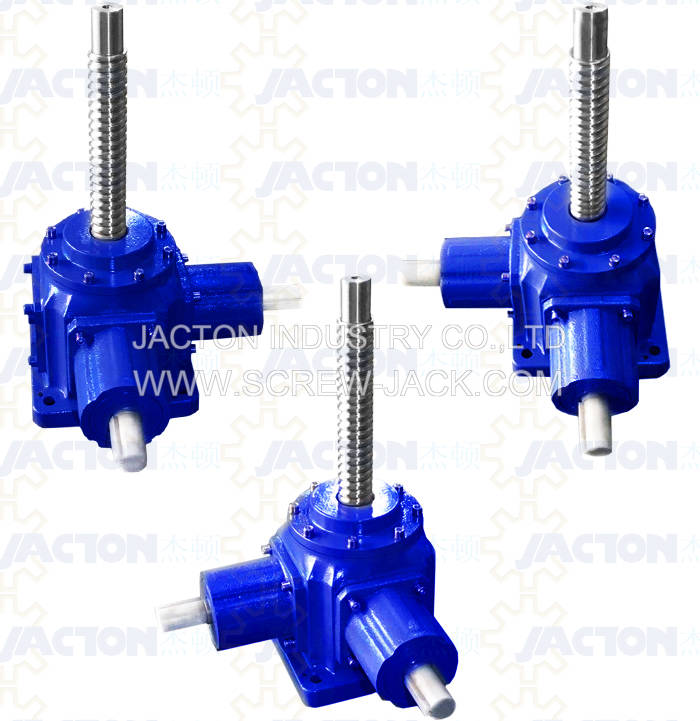JTS100 Bevel Gear Jack,100 kN fastest bevel gear screw jacks,100KN high