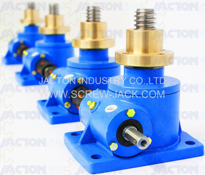 long travel high load precision screw jack lift table,screw gear lift