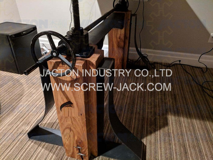 manual hand crank worm gear jacks lift table,Hand Operated Worm Gear