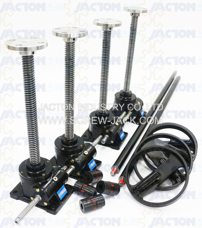 hand crank linear actuator lift table,screw jack manually operated,hand operated screw jacks