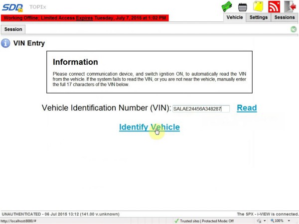 VXDIAG VCX NANO for Land Rover and Jaguar Software 1