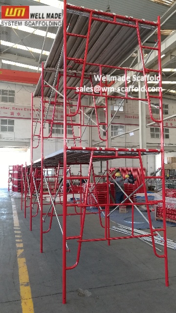 a frame scaffold