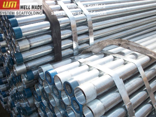 galvanized steel pipe steel tube construction petroleum oil and gas  wellmade scaffold