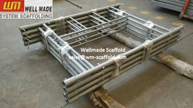traditonal scaffolding frame to argentina