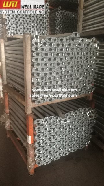 cuplock scaffolding ledgers hot dip galvanized to usa from wellmade scaffold