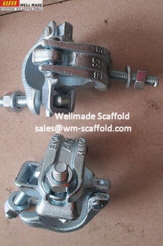 bs1139 scaffolding double coupler forged scaffold fittings  china famous orm scaffold factory