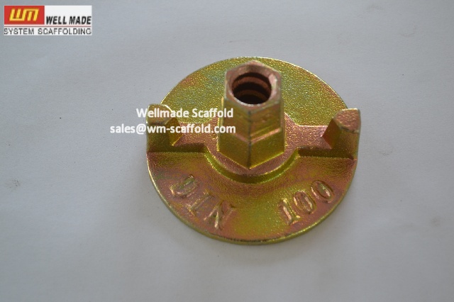 concrete shuttering formwork accessories 2 wing anchor nut 