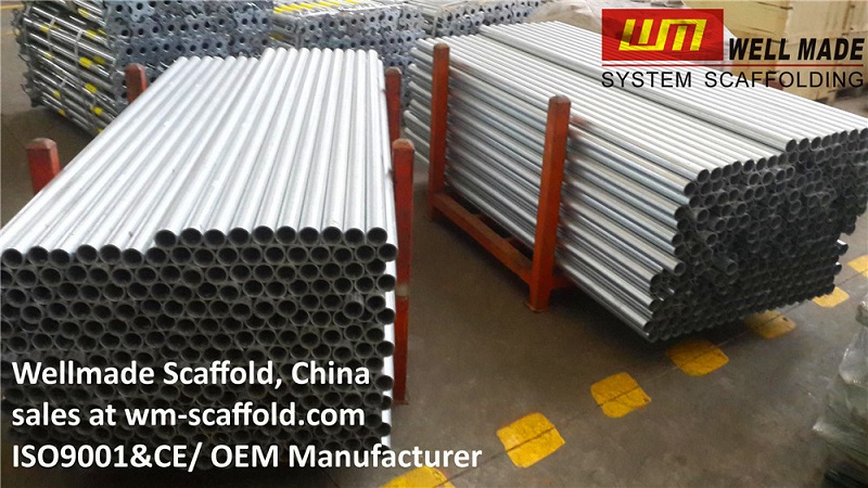 british standard bs1139 galvanized steel pipes for oil and gas scaffolding-wellmade  lead scaffolding manufacturer exporter