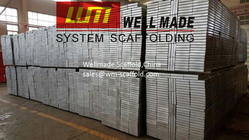 Galvanized scaffold boards for access scaffolding-wellmade scaffold-china leading scaffolding  manufacturer-ISO&