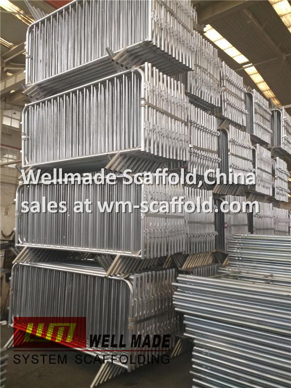 temporary fencing crowd control barriers--china lead scaffolding manufacturer exporter-wellmade scaffold