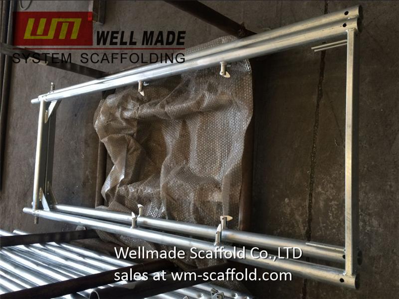 layher scaffolding frame-euro frame  leading scaffolding manufacturer-Wellmade scaffold-ISO&CE