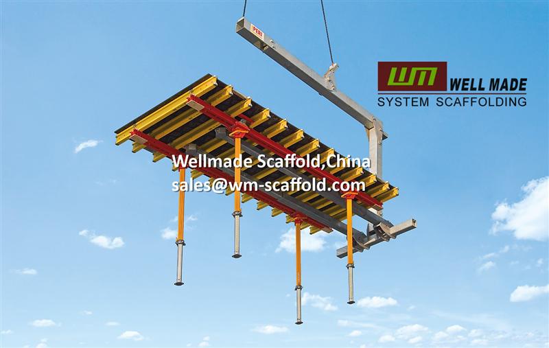 concrete table formwork system waler construction from wellmade scaffold wm-scaffold.com