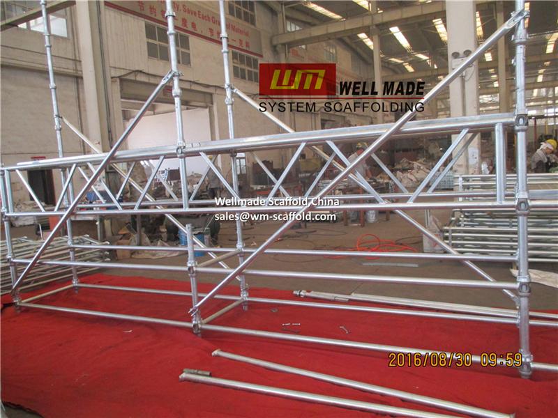 access scaffolding modular cup lock system construction scaffolding 