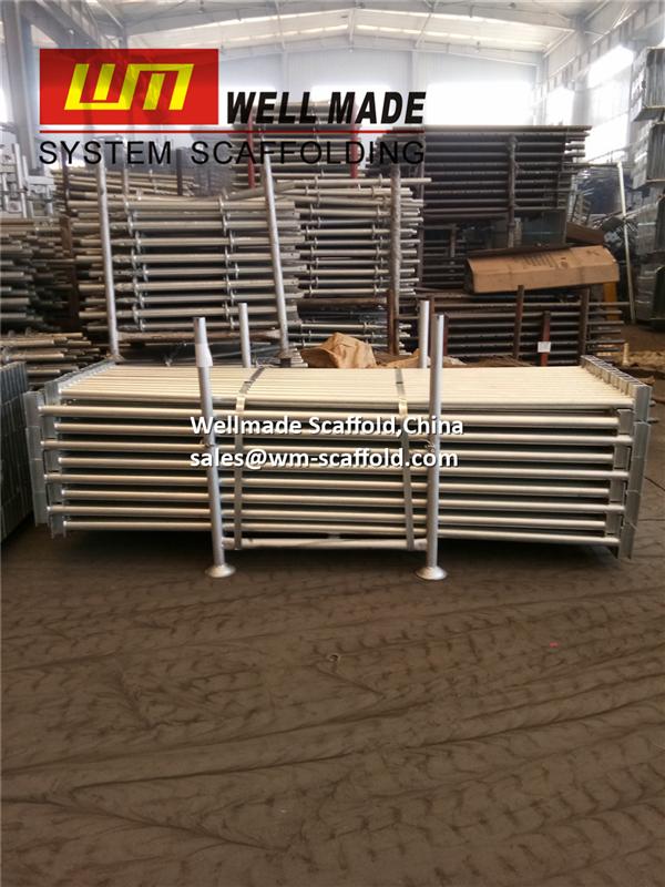 layher scaffolding parts and compoents galvanized mid transom from wellmade scffold,china 