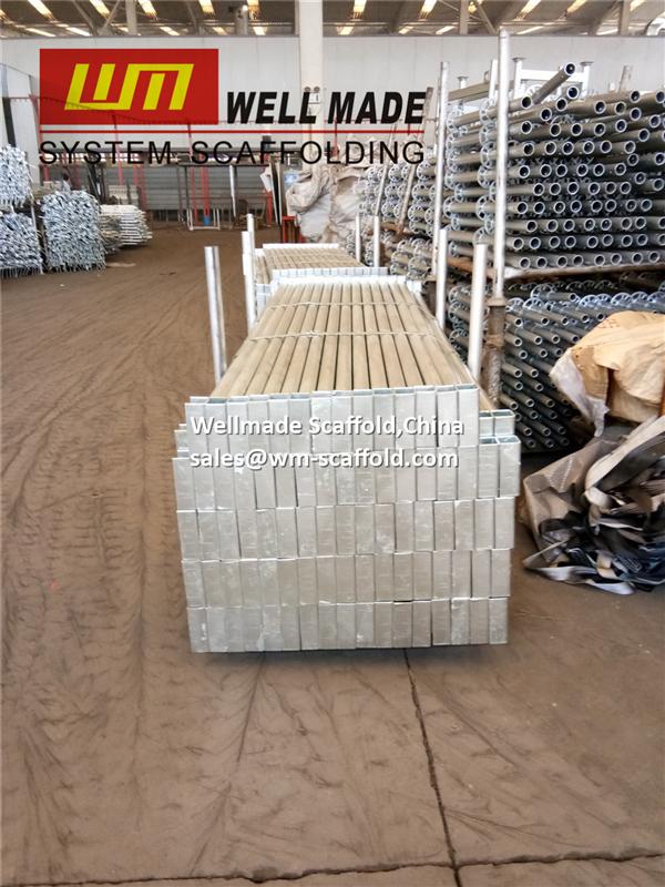 independent scaffolding components and parts modular layher allround middle transom from wellmade scaffold -china lead scaffold factory ISO&CE wellmade scaffold