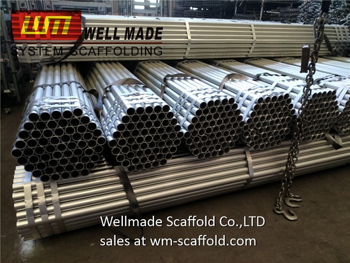 en10219 standard galvanized scaffolding pipes 48mm for oil and gas onshore offeshore 