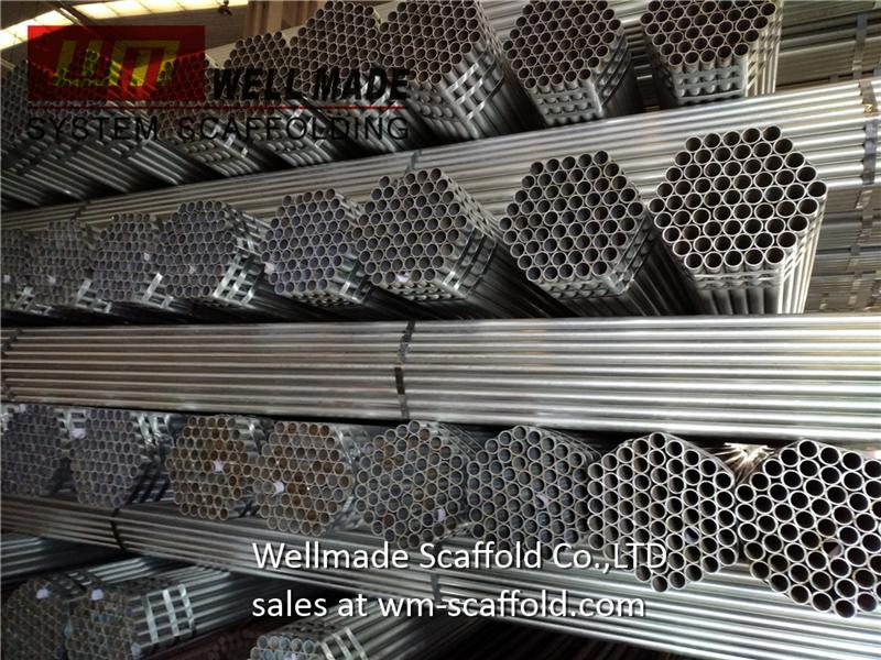 galvanized scaffold tube and pipes for oil and gas petroleum construction saudi aramco knpc -