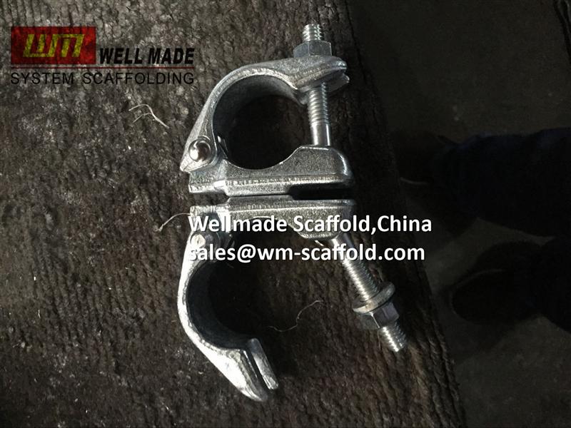 scaffolding  clamps double swivel couper bs1139 en74