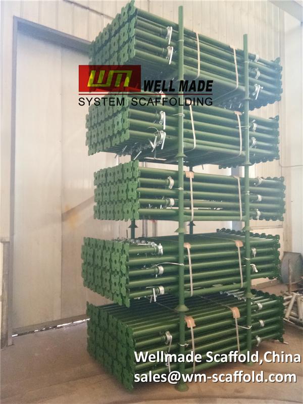 painted formwork props adjustable scaffolding jack building props from wellmade scaffold china leading scaffolding manufacturer exported 49 countries 