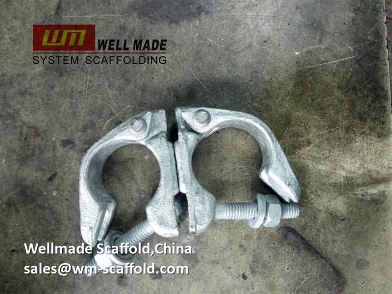 hot dip galvanized scaffolding swivel clamp for knpc and koc oil refinery project--wellmade scaffold china leading scaffolding manufacturer exporter