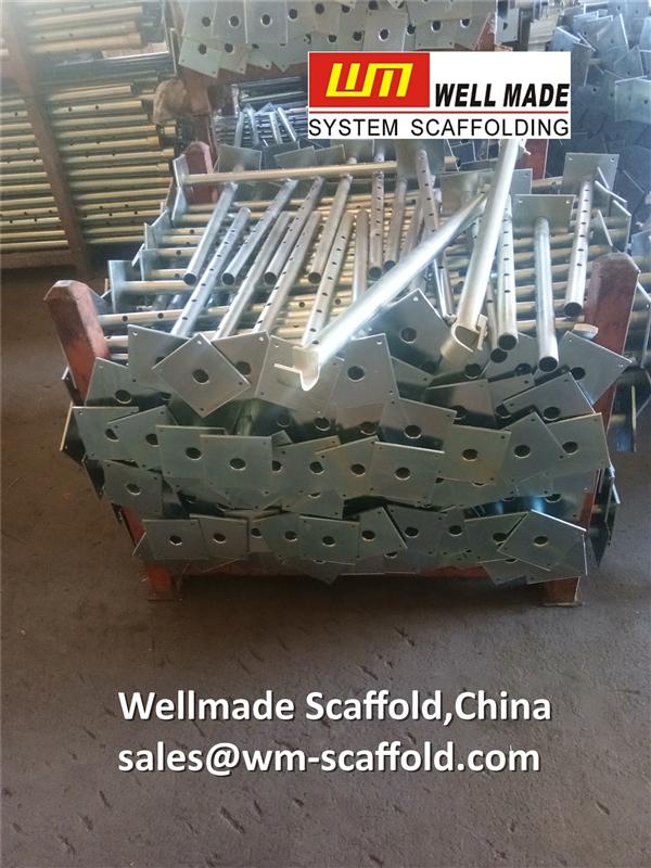 frame scaffolding parts and components 24 inch extension base plate extension legs to usa from wellmade scaffold china 