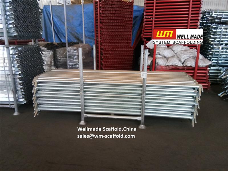 1.83m kwikstage scaffolding ledgers for australian standards quick stage system  wellmade scaffold china 