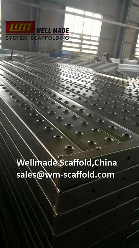 scaffolding metal decks for construction scaffolding structural metal planks to Malaysia ms1462 CIDB  China leading manfuacturer ISO&CE 