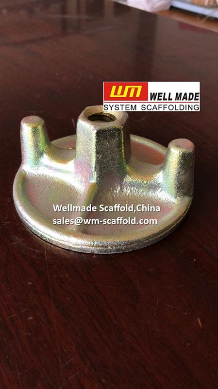 formwork tie rod anchor nut dywidag tie bar wing  ISO&CE China lead scaffolding manufacturer exporter 