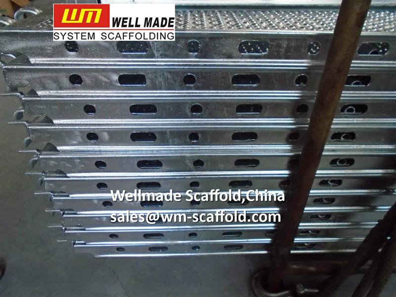 320mm steel planks for ringlock scaffolding layher allround system scaffolding from wellmade scaffold,China 