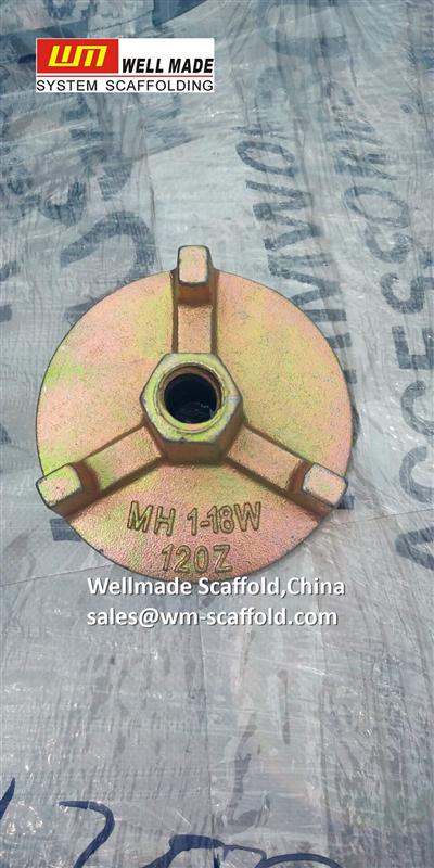 anchor nuts formwork accessories concrete shutter material tie rod thread bars dywidag from wellmade scaffold,China