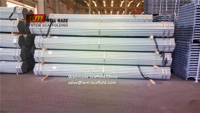 galvanized scaffolding pipes oil and gas industrial construction building materials tube and clamp scaffold  wellmade scaffold China leading OEM manufacturer