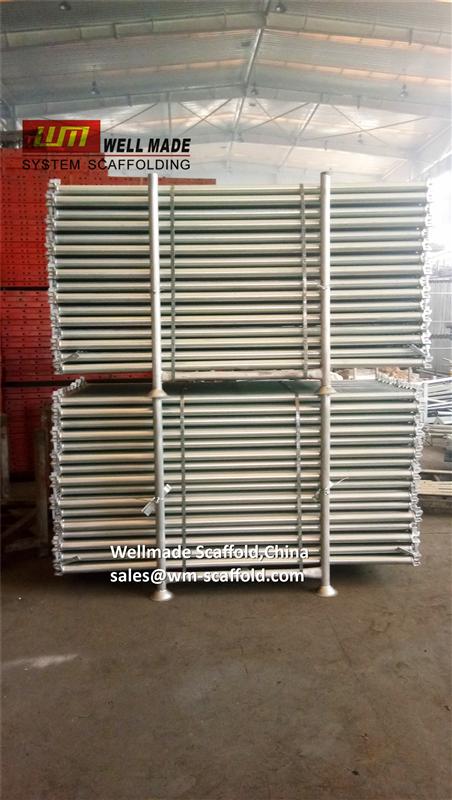 2.07m ring lock scaffolding ledger parts hot dip galvanized  ISO&CE China leading OEM manufacturer 
