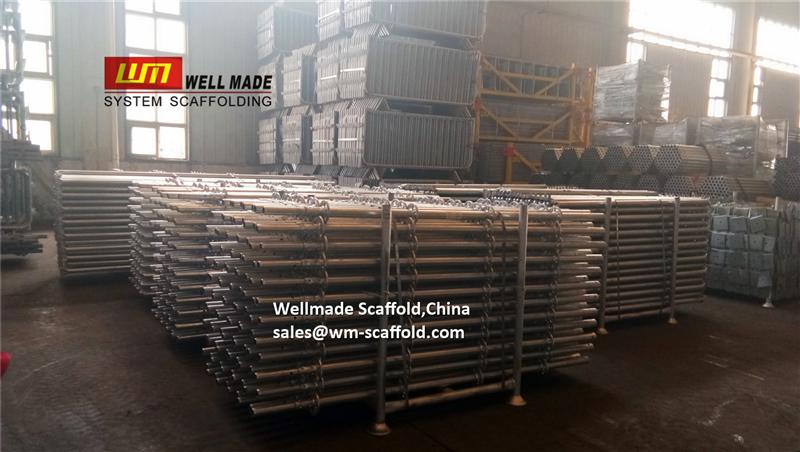ring lock standard vertical pole hot dip galvanized to Singapore construction  ISO&CE China leading OEM manufacturer 