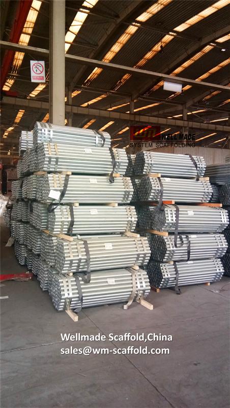 galvanized scaffold tube bs1139 construction scaffolding building oil and gas industrial suspended scaffolding  China leading OEM manufacturer 